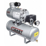 Gast Piston Air Compressor,Size 1/4",1725 RPM 1HAB-11T-M100X