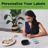 DYMO LetraTag 200B Bluetooth Label Maker with 2 Assorted Label Tapes 2179979 973510