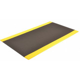 Notrax StaticDissipativeMat,Blk,YllwBrdr,4x60ft 825R0048BY