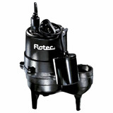 Flotec SewageEjectorPump,10ft,0.5hp,115VAC FPSE3601A
