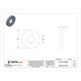 Manufacturer Varies SAEWsh,BKOx,Stl,#6,3/8x0.0469in,100PK U38402.013.0001