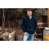 Berne Heritage XL Navy Thermal-Lined Full-Zip Hooded Sweatshirt SZ101NVR480 708126