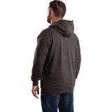 Berne Heritage 2XL Charcoal Thermal-Lined Full-Zip Hooded Sweatshirt SZ101CHR520 722549