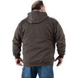 Berne Heritage 2XL Charcoal Thermal-Lined Full-Zip Hooded Sweatshirt SZ101CHR520 722549