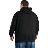 Berne Men's Medium Regular Black Signature Sleeve Hooded Pullover Sweatshirt SP401BKR400 713320