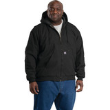 Berne Heartland Men's XL Black Hooded Work Jacket HJ375BKR480 766774
