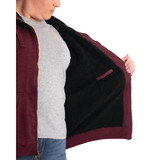 Berne Women's XL Cabernet Insulated Full-Zip Hooded Sweatshirt WSZ611CABR480 769438