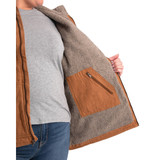 Berne Softstone Women's XL Brown Duck Sherpa-Lined Vest WV15BDR480 730286
