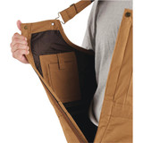 Berne Men's Medium Brown Duck Heritage Insulated Bib Overalls B415BDR400 712801