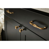 Jeffrey Alexander Audrey 4-1/4 In. Overall Length Satin Bronze Cabinet Pull
