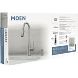 Moen Fenn 1-Handle Pull-Down Kitchen Faucet, Stainless Steel 87163SRS 492357