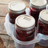 Roots & Harvest SafeCrate Quart Jar Storage Container (6 Jar Capacity)