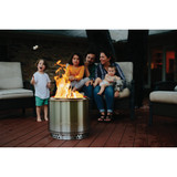 Solo Stove Bonfire 2.0 19.5 In. Round Wood Burning Smokeless Fire Pit with Stand SSBON-SD-2.0 806330