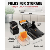 NutriSlicer Mandoline 5-In-1 Multi-Functional Portable Cutter 1164 648277