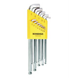 Bondhus Hex Ball End Wrench Set,13 Piece,.050" BND16737