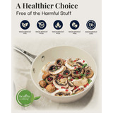 Gotham Steel 12 In. Hammered Cream Collection Fry Pan 1571 624061