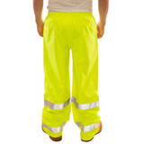Tingley Rain Pants,Class E,Yellow-Green,4XL P23122