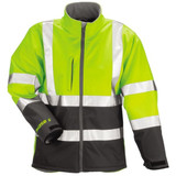 Tingley Breathable Rain Jacket,Hi-Vis Ylw-Grn,L J25022