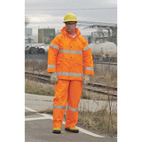 Tingley Flame Resistant Rain Overall,Orange,5XL O53129