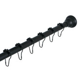 Kingston Brass KSR115 Straight Shower Curtain ROD,w/ KSR115