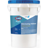 Cloroxpro Chlorinating Tablets,Acidic,50 lb Bucket 90050CLP
