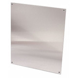 Hubbell-Wiegmann Back Panel,30.00" L,0.50" W,Carbon Steel HW-WM3630CS