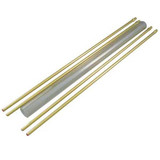 Penberthy Glass Rod Kit,Plain,5/8In Dia,42In L 1LG-42