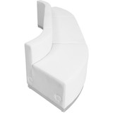 Flash Furniture Reception Set,3 pcs.,White Leather ZB-803-780-SET-WH-GG