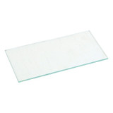 Plain Glass Protective Shields, 2 in x 4 1/4 in, Glass Pack of 100