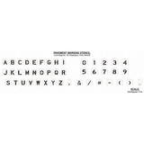 Rae Pavement Stencil,12 in,Mega Kit,1-8 STL-108-8128