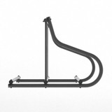 Madrax Bike Rack,Black Color,8 Cap.,42" W QS-GR110-B