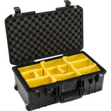 Pelican ProtAir Case,5 7-32 in,DblThrw,Blk 015350-0042-110