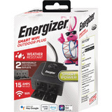 Energizer 15A 2-Outlet Smart WiFi Outdoor Plug EOX3-1002-BLK 552210