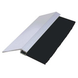 American Garage Door Supply Brush Seal,Polyprop,2 in L,12 ft W,Black BP4122-12