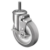 Colson Stem Caster,5"dia,250lb 2.05254.445 BRK1