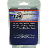 Dico 10 In. to 11 In. Terrycloth Bonnet with Elastic Edge