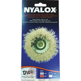 Dico Nyalox 2-1/2 In. White Nylon Non-Abrasive Drill-Mounted Brush