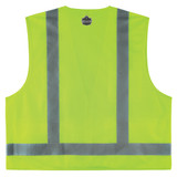 Ergodyne Safety Vest,Surveyor,Class 2,Lime,2X 8249Z-S