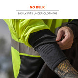 Ergodyne Elbow Sleeve,Compression,Black,L 651
