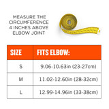 Ergodyne Elbow Sleeve,Compression,Black,M 651