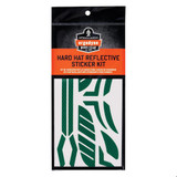 Ergodyne Sticker Kit,Safety Helmet,Green 8961