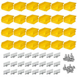 Triton Products Storage Bin,5-3/8"X4-1/8"X3" Yellow BK-210