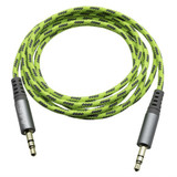 Mobilespec Aux Cable,HiVis Yellow,4 ft L MBSHV0402