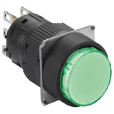 Schneider Electric IllumPushButton,FullVoltage,Green,SPDT XB6EAW3B1P
