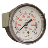 Winters Pressure Gauge,2-1/2" Dial Size,Black P9U901439UC