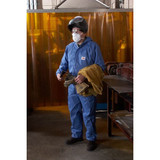 3m Hooded Coveralls,L,Blue,SMMS,PK25 4530-BLK-L