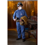 3m Hooded Coveralls,L,Blue,SMMS,PK25 4530-BLK-L