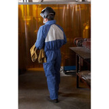 3m Hooded Coveralls,L,Blue,SMMS,PK25 4530-BLK-L
