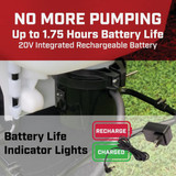 Chapin 4 Gal. 20V Rechargeable Battery Backpack Sprayer 60124 761740