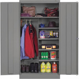 Tennsco Storage Cabinet,72"x36"x24",MdGry,5Shlv 7220 MED GRAY